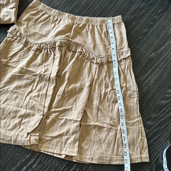 Free People Thea Skirt and Top Set in Sand Brown, Size Medium - Picture 13 of 13